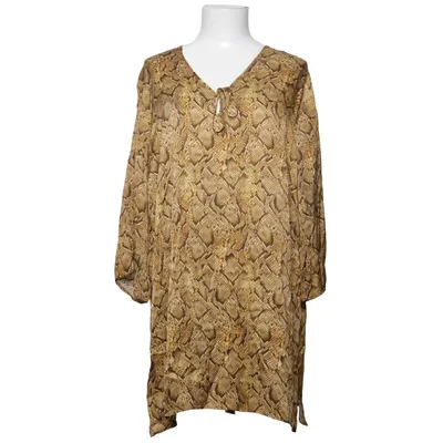 Robe (Marron, Beige) de Fürstenberg