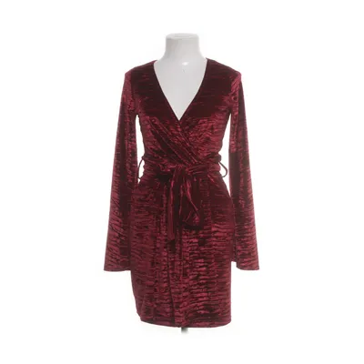 Robe portefeuille (Rouge) de NLY Trend Élasthane, Polyester