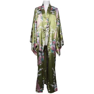Kimono (Grön, Flerfärgad) från Oriental Village