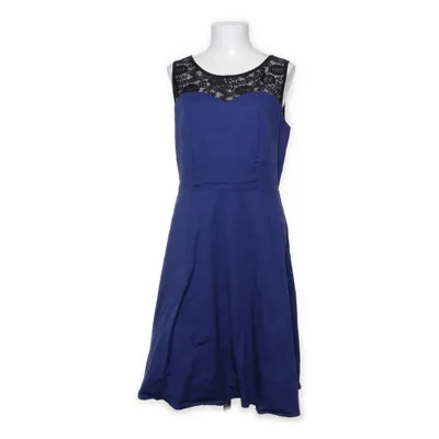 Jurk (Blauw, Zwart) van Bbonlinedress Katoen, Elastaan