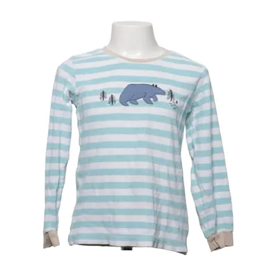 T-shirt à manches longues (Bleu, Blanc, Beige) de Sense Organics Coton biologique