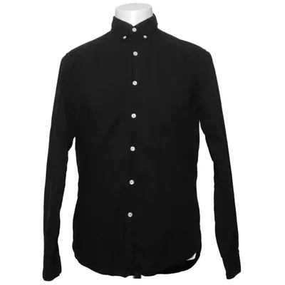 Buttondownskjorte (Sort) fra L'Homme Rouge Bomuld