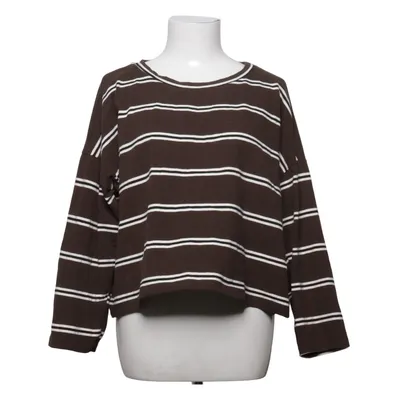 Long sleeve T-shirt (Brown, White) from Ateljé Cotton, Elastane, Polyester