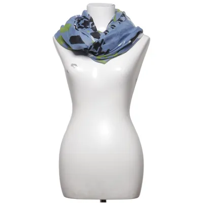 écharpe circulaire (Bleu, Vert, Noir) de Tom Tailor Polyester