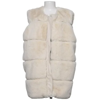 Outer vest (Beige) from Urbancode Polyester, Polyurethane, Viscose