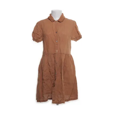 Skjortklänning (Brun) från Zara Woman Premium Collection Linne