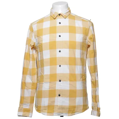 Chemise en flanelle (Jaune, Blanc) de Only & Sons Coton
