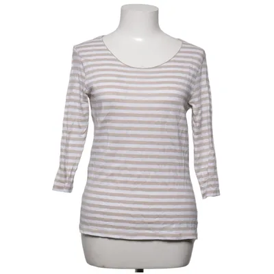 Topp (Beige, Vit) från Le Tricot Perugia Elastan, Linne