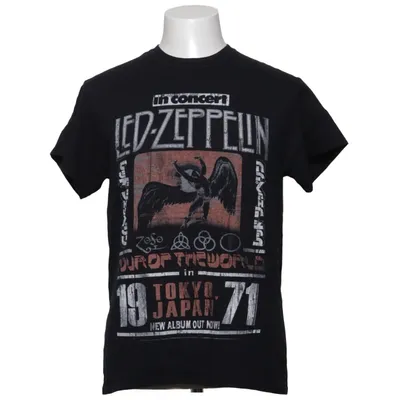 T-shirt (Black) from Led Zepplin Cotton