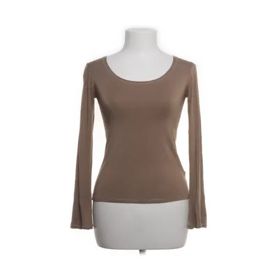 Långärmad t-shirt (Brun) från Majestic Elastan, Viskos