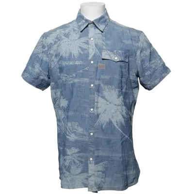 Kortärmad skjorta (Blå) från G-Star Raw Bomull, Polyuretan