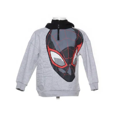 Huvtröja (Grå, Svart, Röd) från Marvel Bomull, Polyester