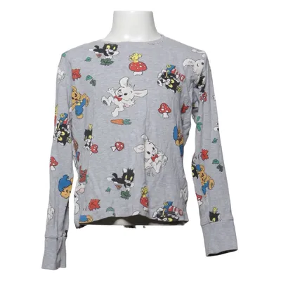Långärmad t-shirt (Grå, Flerfärgad) från Bamse by Lindex Bomull, Viskos