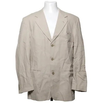 Kavaj (Beige) från Florentino Bomull, Linne, Viskos