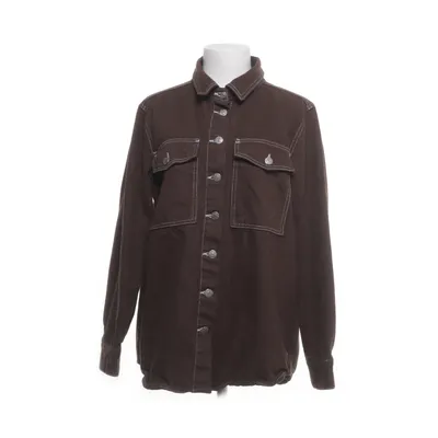 Denim jacket (Brown) from NA-KD Cotton