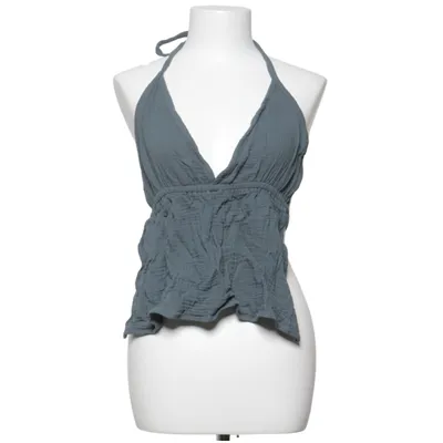 Halterneck top (Blå)