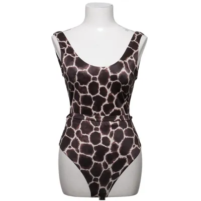 Badpak (Bruin, Wit) van Eco Elastaan, Polyamide, Polyester