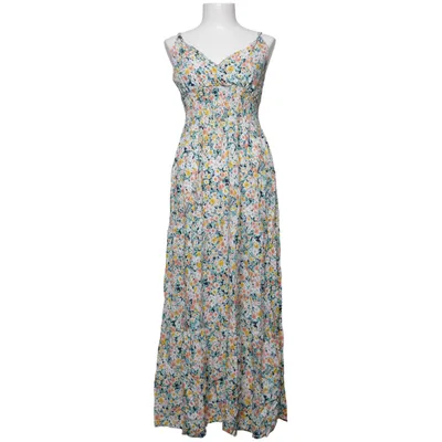 Robe longue (Blanc, Multicolore) de Airisa Coton