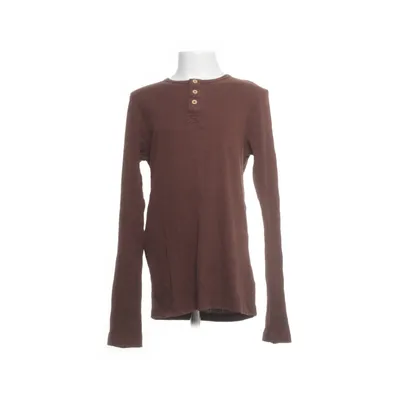 Henley shirt (Bruin) van Name It Organisch katoen, Elastaan, Modal