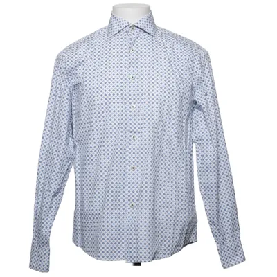 Skjorta (Blå, Vit, Flerfärgad) från Carl William Bomull