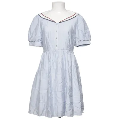 Kjole (Cur On 3 Laya Big Collar Dress) fra ONLY Bomuld, Elastan, Linned, Polyamid, Polyester, Viscose