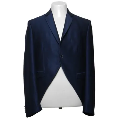 Rokkostuum (Blauw) van Silvio Bertone Acetaat, Zijde, Wol