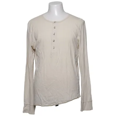Henley T-shirt (Beige) fra Edwin Bomuld, Linned
