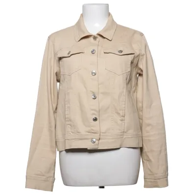 Denim jacket (Beige) from Melya Melody Cotton, Elastane