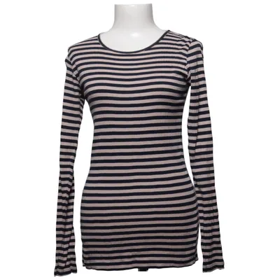 Long sleeve T-shirt (Blue, Beige) from Magasin Du Nord Cotton