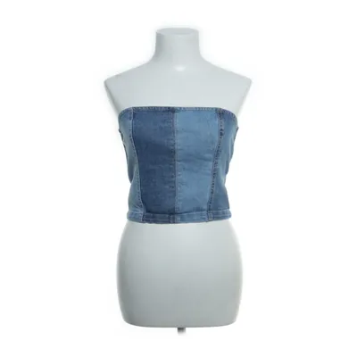 Corset (Blue) from Divided by H&M Cotton, Elastane, Polyester