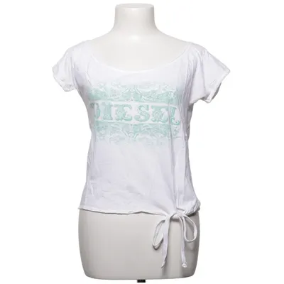 T-shirt (Wit, Turquoise) van Diesel Katoen