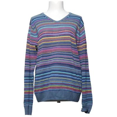Sweater (Blue, Multicolored) from Matthew Williamson for H&M Cotton, Linen
