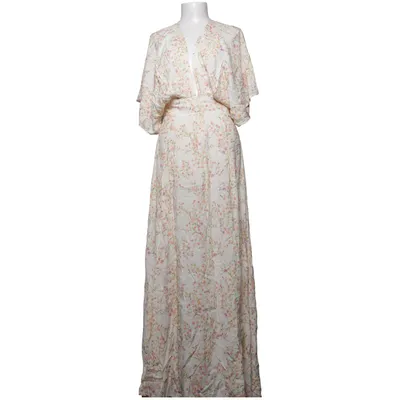 Robe longue (Blanc, Multicolore) de Laurella Viscose