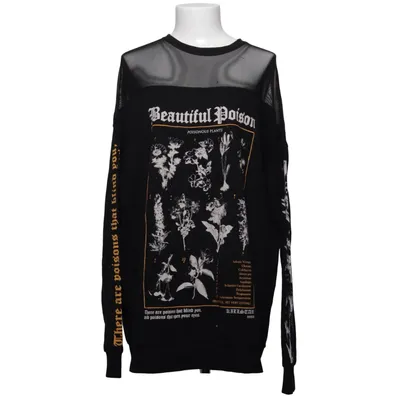 Långärmad t-shirt (Svart, Flerfärgad) från Killstar Bomull, Elastan, Polyester