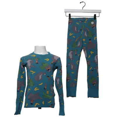 Pajamas (Blue, Multicolored) from Disney x Polarn O. Pyret Elastane, Organic cotton