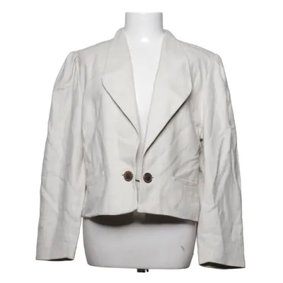 Blazer (Blanc) de Lucie Linden Coton, Lin, Soie, Viscose