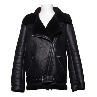 Shearling jacket (Black) from Zara Woman Outerwear Polyester
