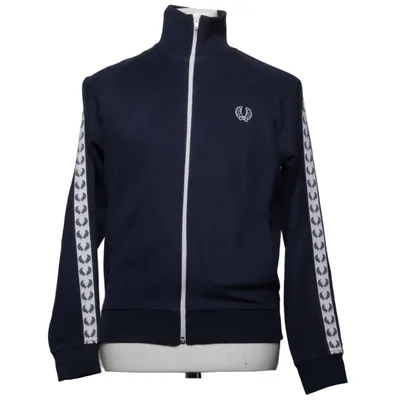 Träningsjacka (Blå) från Fred Perry Sportswear Bomull, Elastan, Polyester