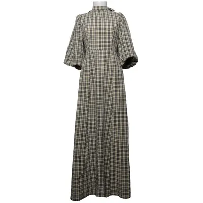 Klänning (Gul, Svart) från Ichi Elastan, Polyester