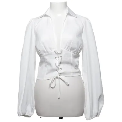 Haut (Blanc) de Boohoo Polyester