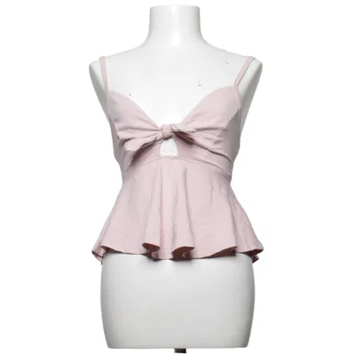 Peplumtopp (Rosa) från Gina Tricot Bomull, Elastan