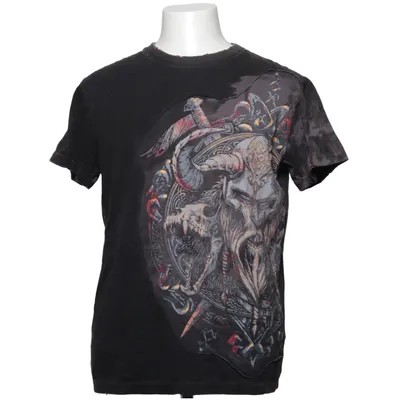 T-shirt (Sort, Flerfarvet) fra Black Premium by EMP Bomuld