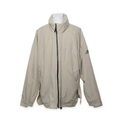 Træningsjakke (Beige) fra Adidas Polyurethan, Genanvendt polyester