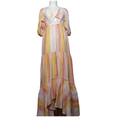 Maxi jurk (Geel, Roze, Wit) van ASOS Design Polyester