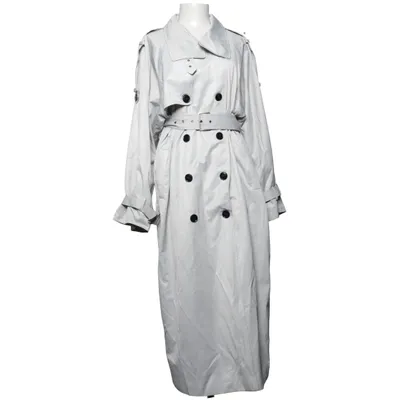 Trenchcoat (Grijs) van Gestuz Katoen, Polyester