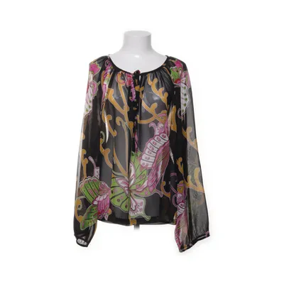 Blus (Svart, Flerfärgad) från Plain Vanilla Polyester