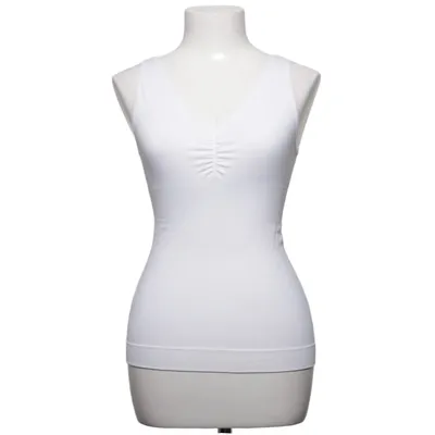 Haut de vêtement sculptant (Blanc) de Control It! Élasthane, Nylon