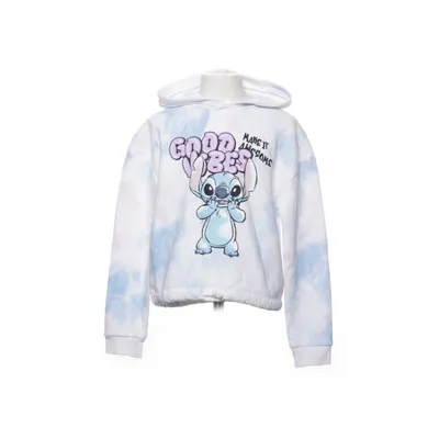 Huvtröja (Vit, Blå, Rosa, Flerfärgad) från Disney Stitch Bomull, Polyester
