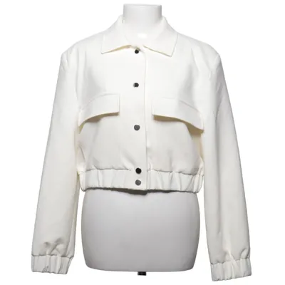 Jacket (White) from Attentif Elastane, Polyester, Viscose