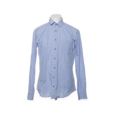 Shirt (Blue, White) from Strokesman's Cotton